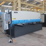 QC12Y placă de tablă de metal swing cu fascicul hidraulic mașină de forfecare